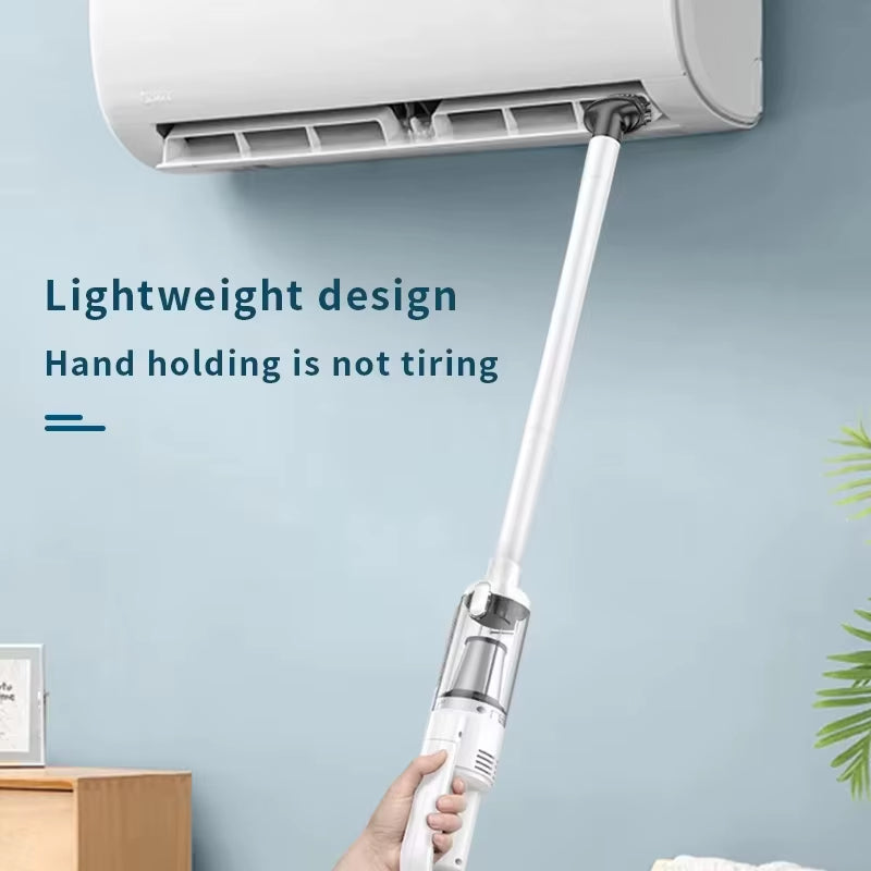Aspiradora Inalámbrica de Mano Portátil – 6500Pa, Filtro HEPA, Luz LED, para Hogar y Auto