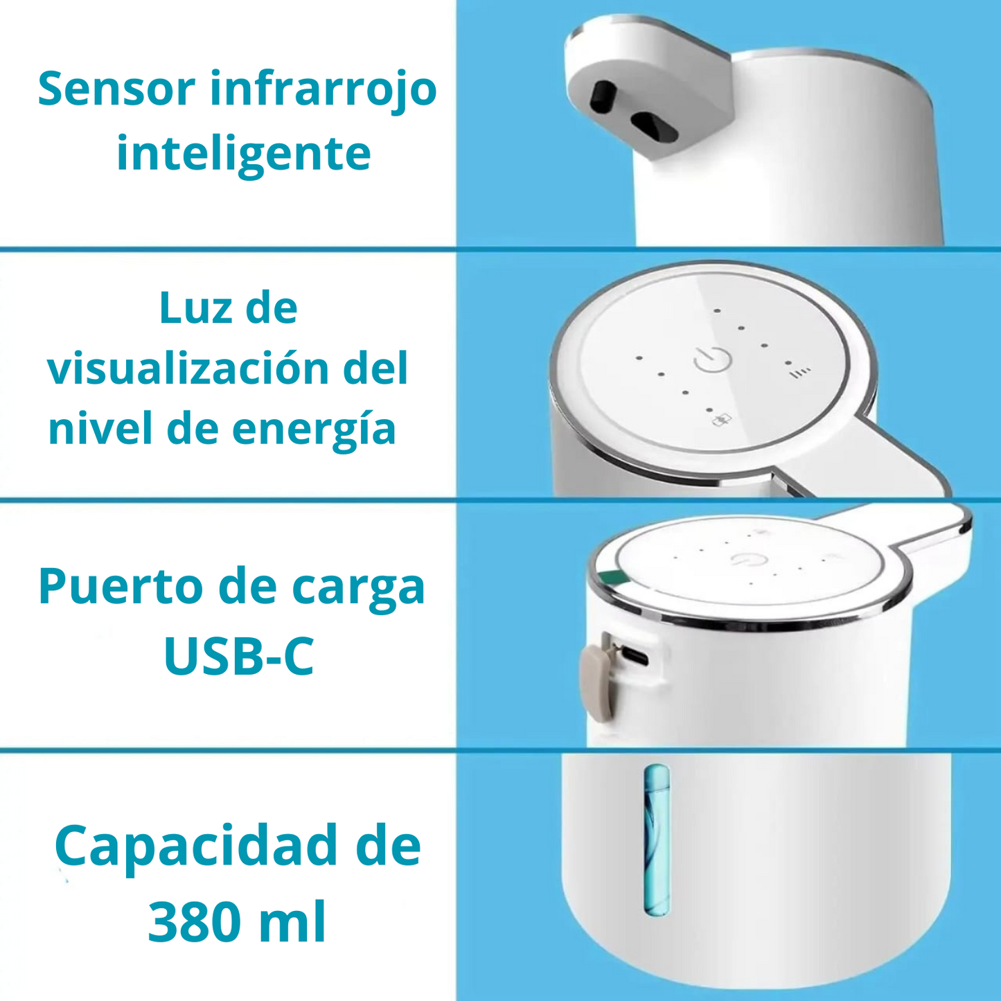 Nubella - Dispensador Automático de Jabón